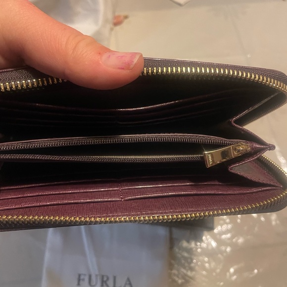 Furla burgundy wallet - Picture 5 of 6